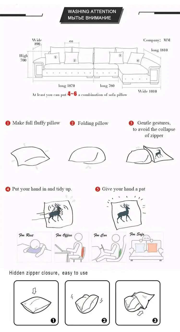 The Halden Pillow Cover