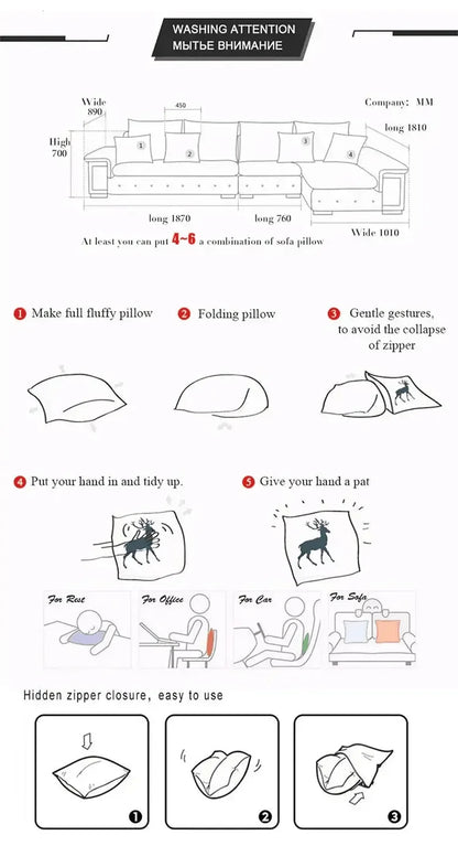 The Halden Pillow Cover